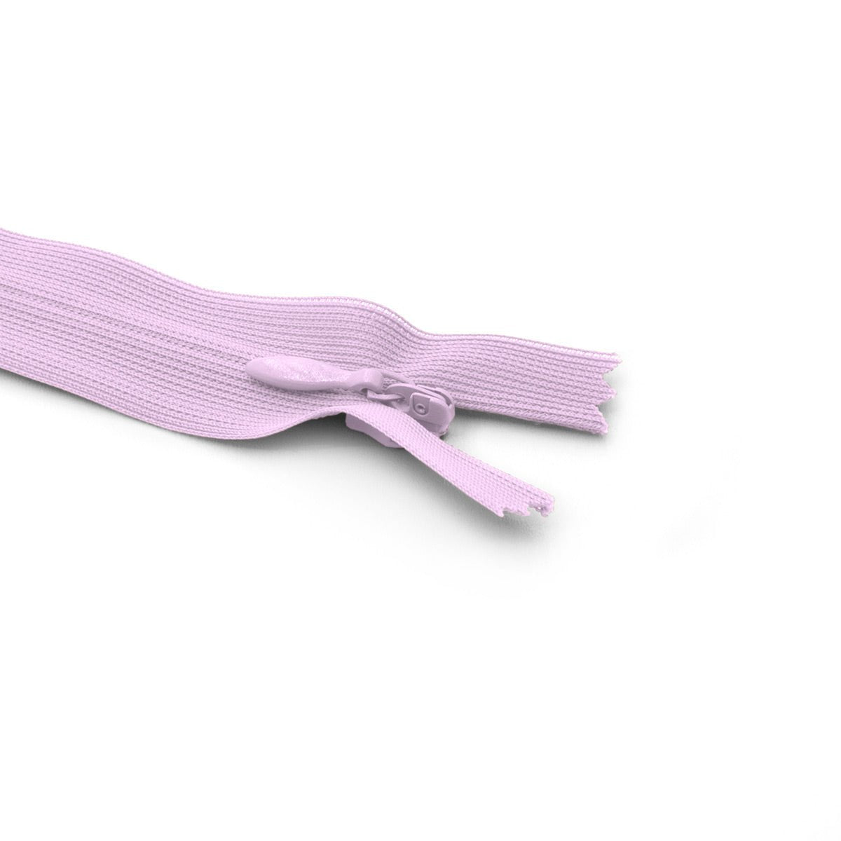 Fermeture éclair / Zip / tirette invisible lilas