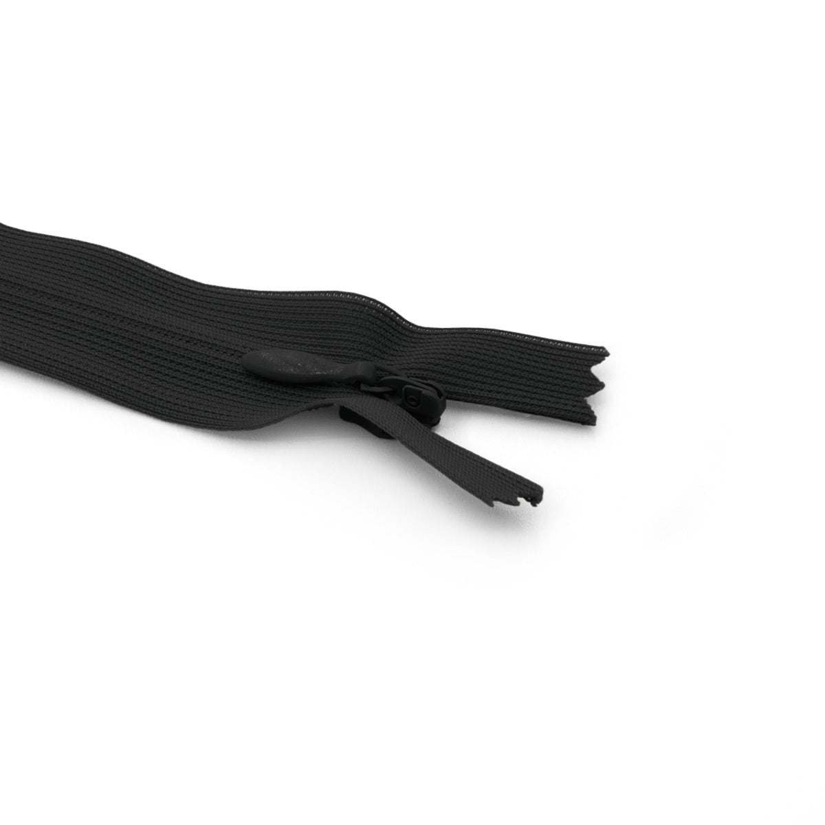 Fermeture éclair / Zip / tirette invisible noire