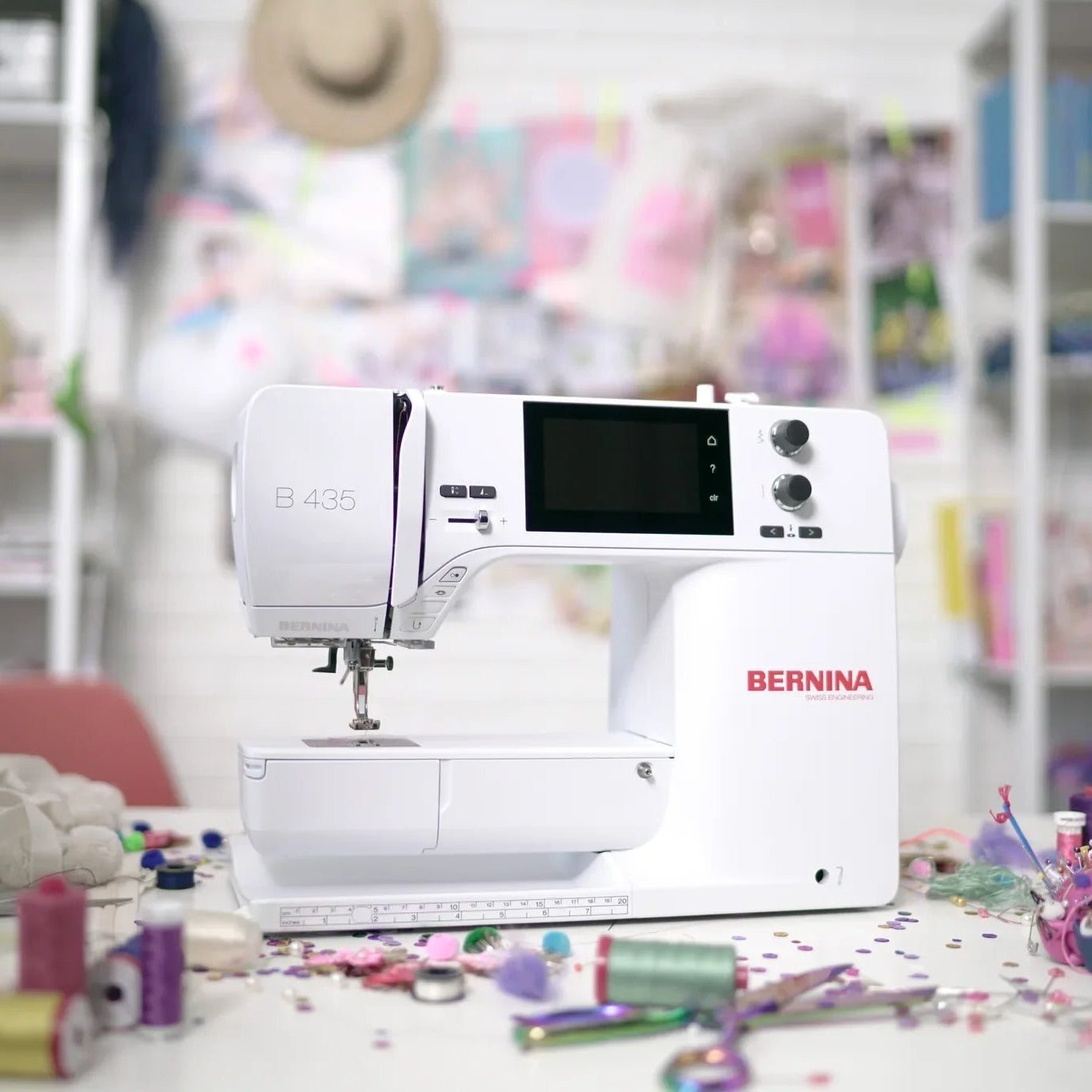 Machine à coudre BERNINA 480 — projet Tiffany Pratt