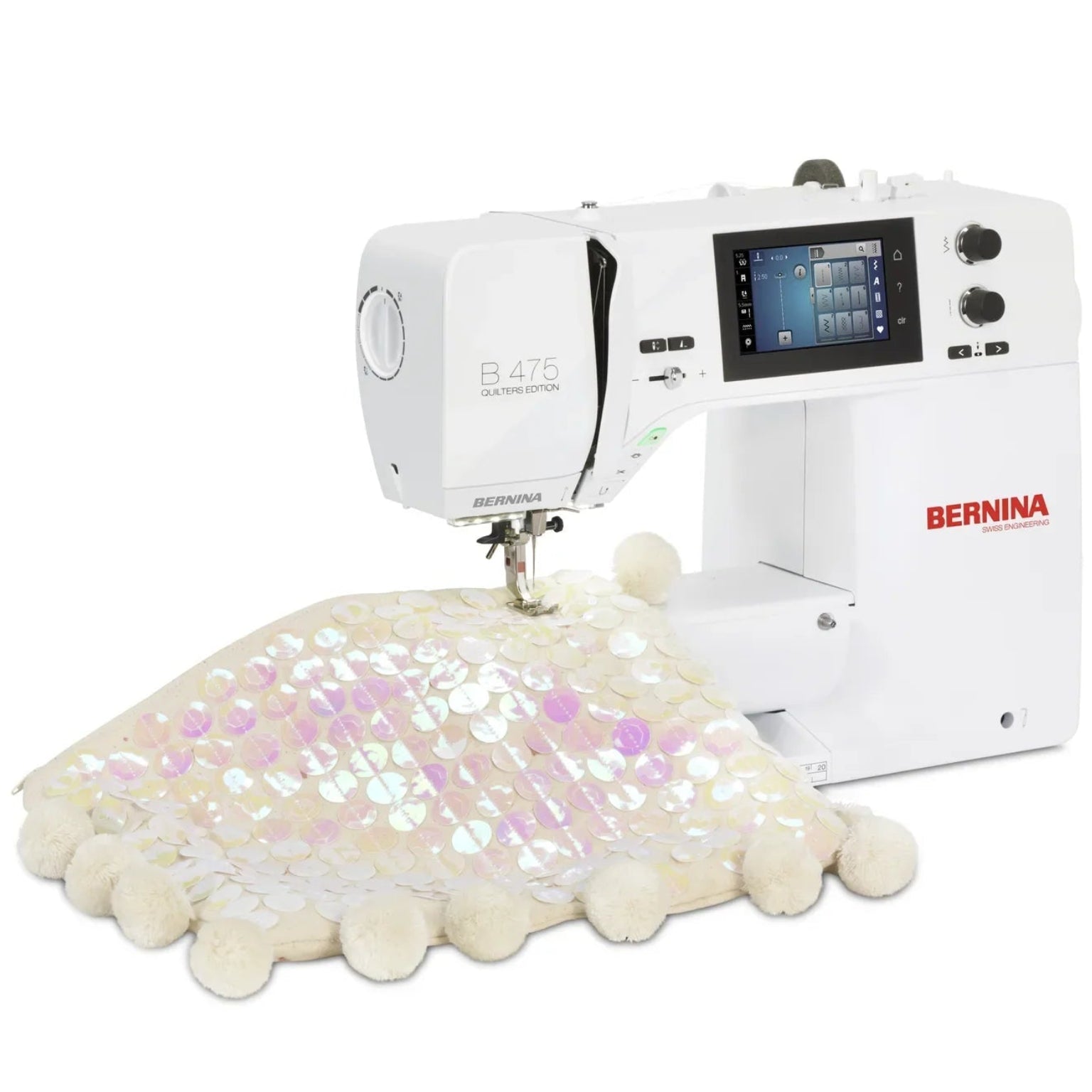 Machine à coudre BERNINA 480 — vue machine en situation