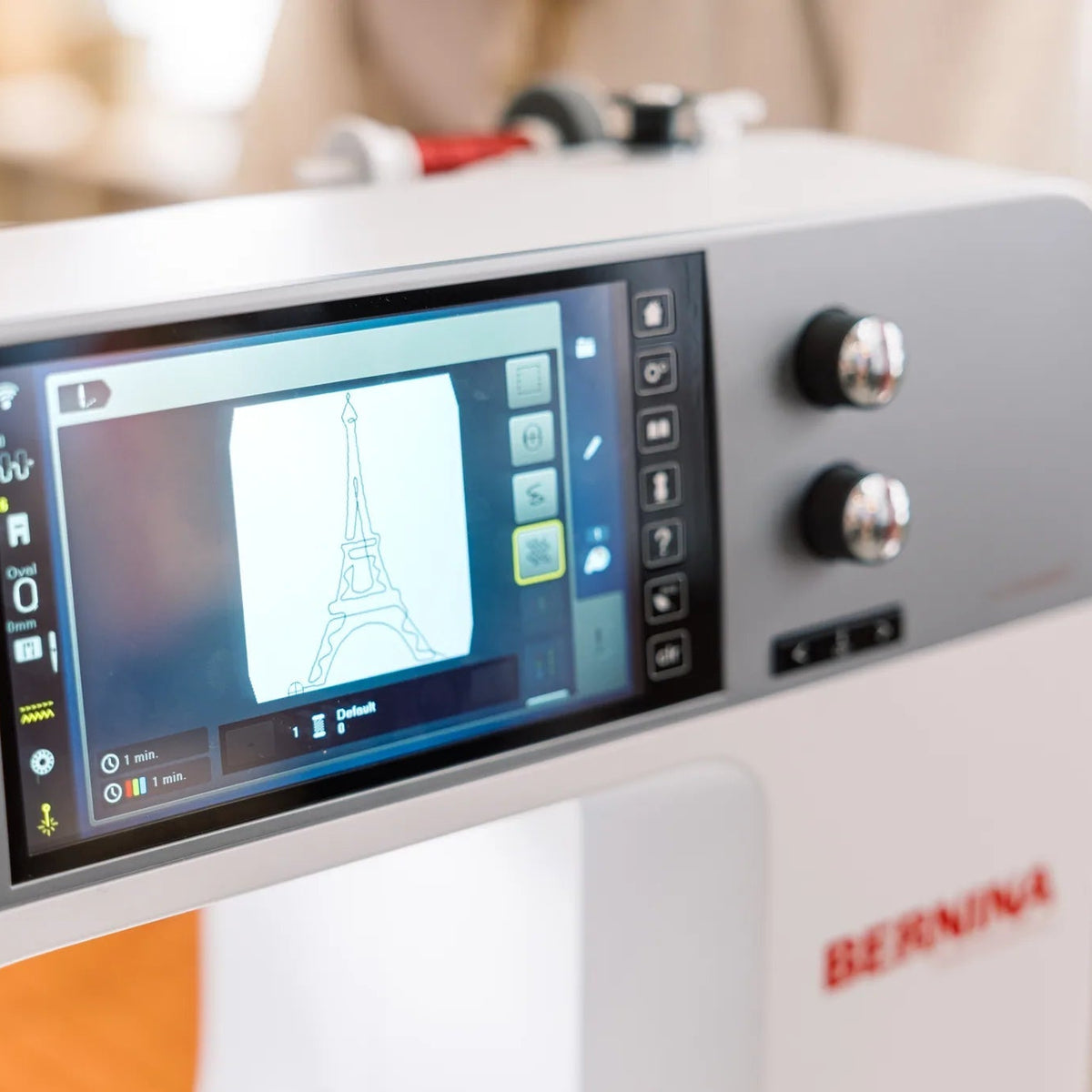 Machine à coudre et à broder BERNINA 770 QE PRO — en situation, atelier de quilting