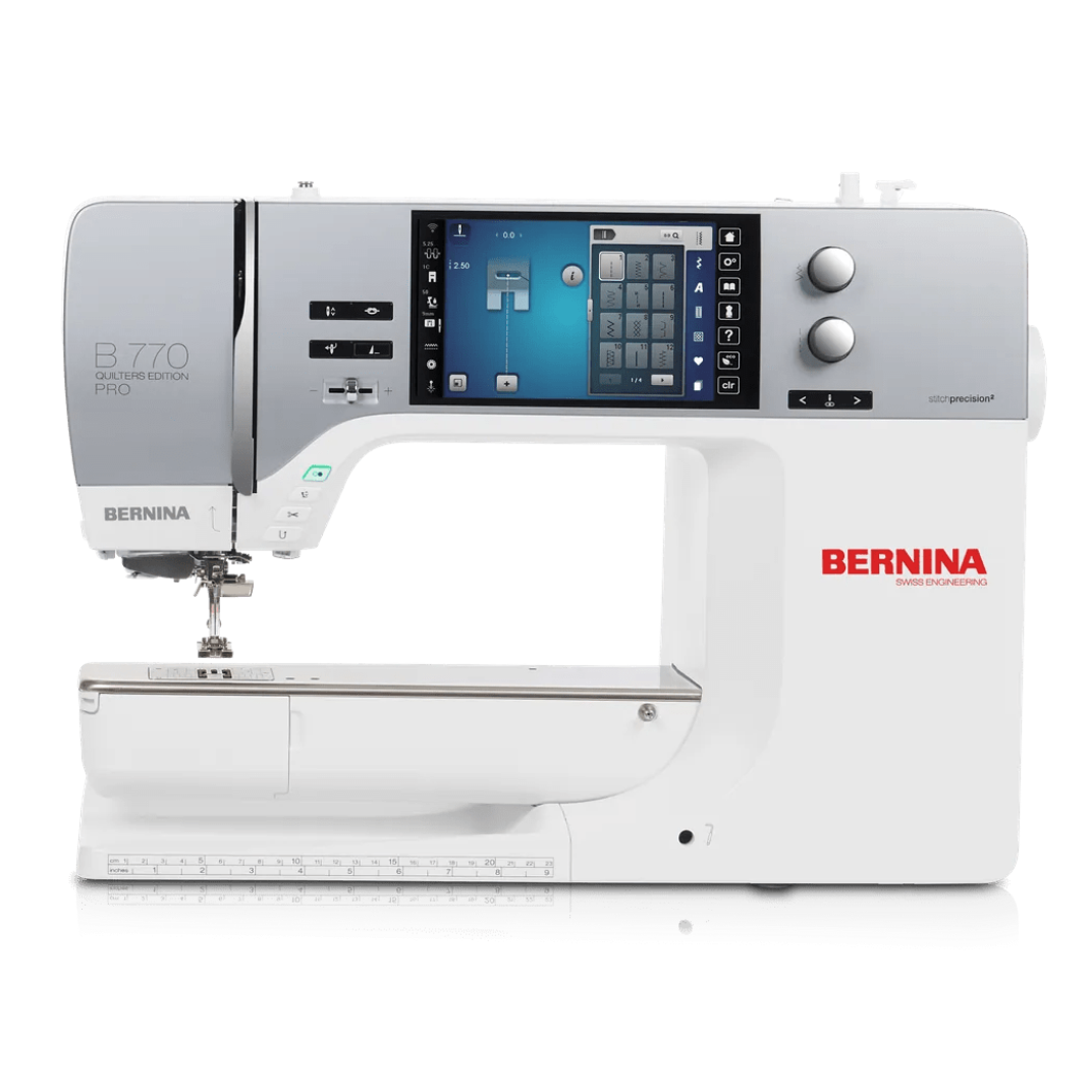 Machine à coudre et à broder BERNINA 770 QE PRO — vue de face