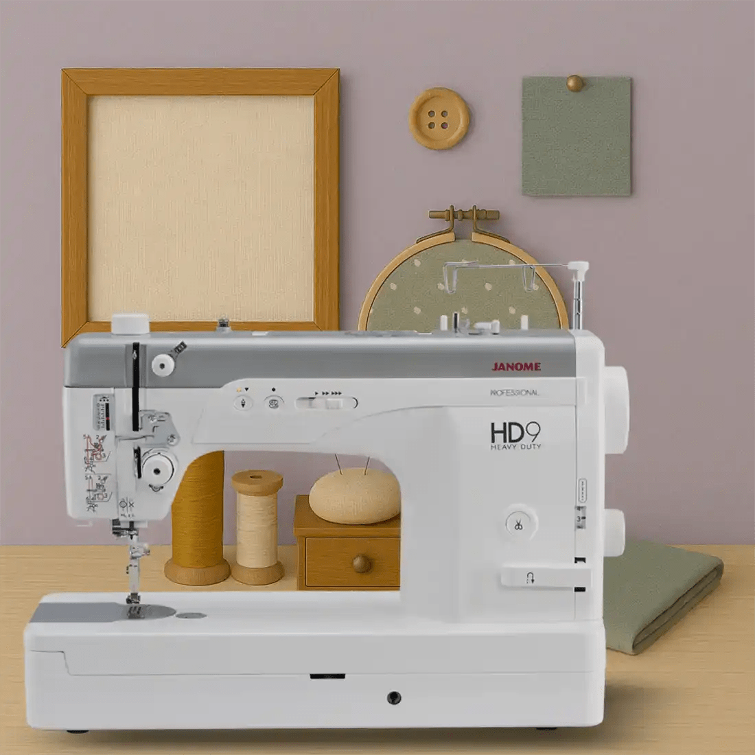 Machine à coudre semi - industrielle Janome HD9 Professional