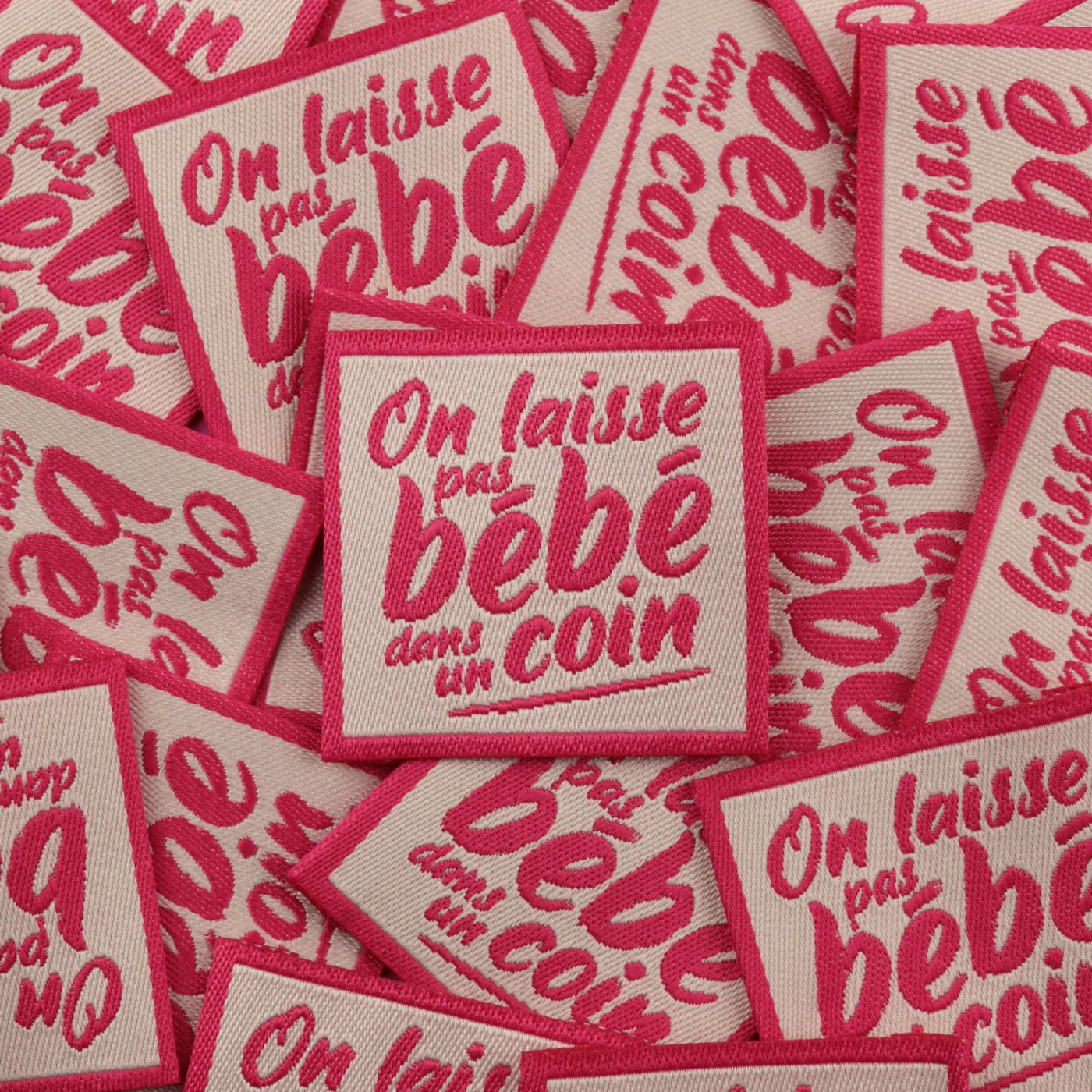 Étiquette - On laisse pas bébé dans un coin