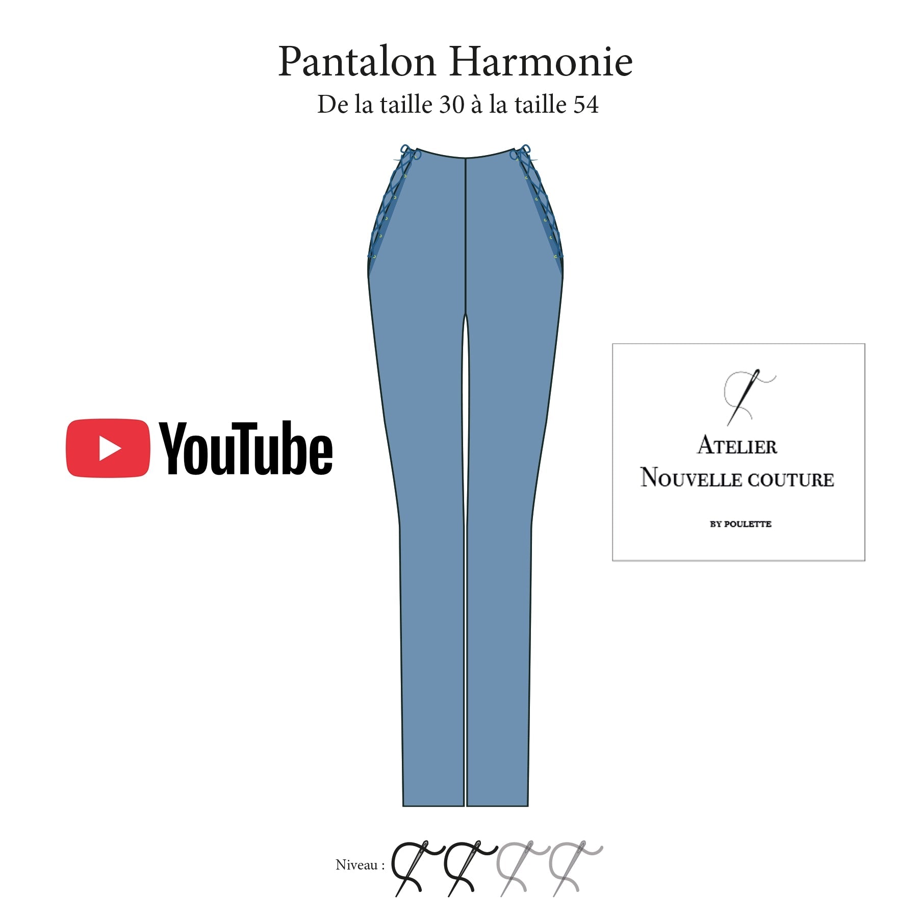 Patron de couture – Pantalon Harmonie