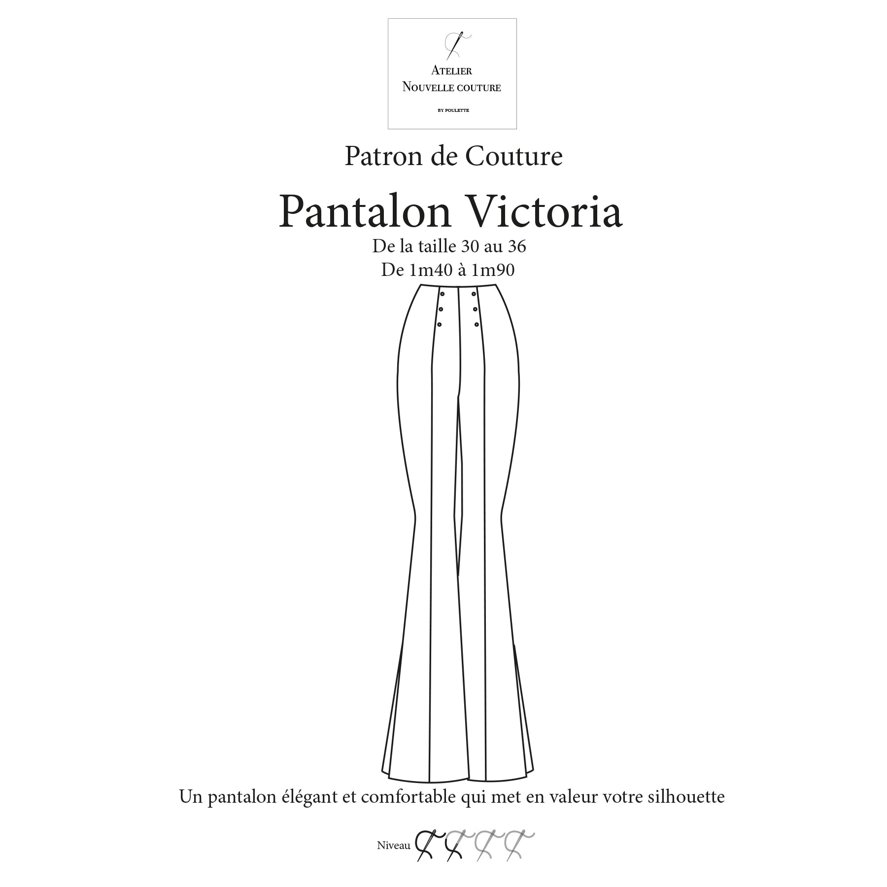 Patron de couture – Pantalon Victoria