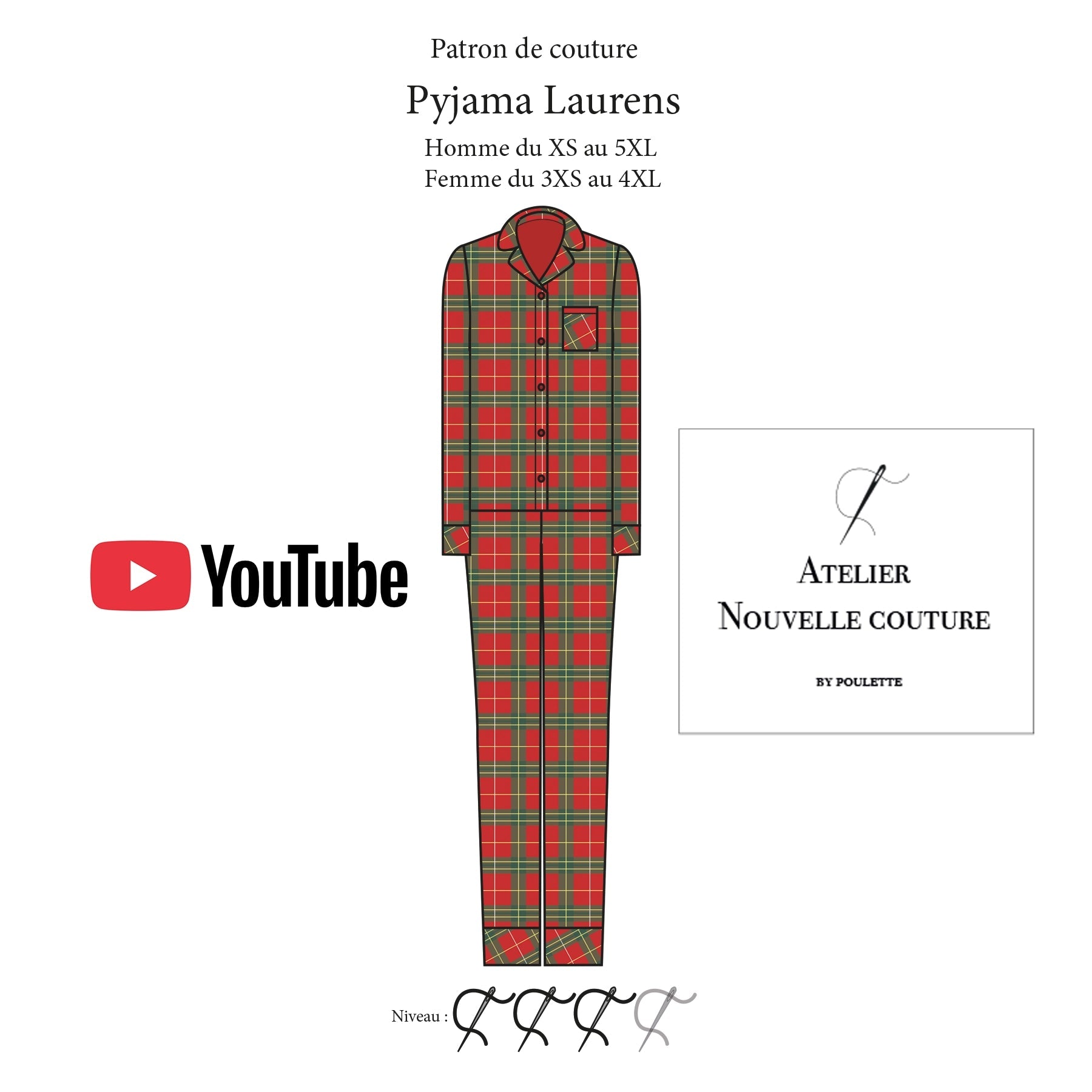 Patron de couture – Pyjamas Laurens