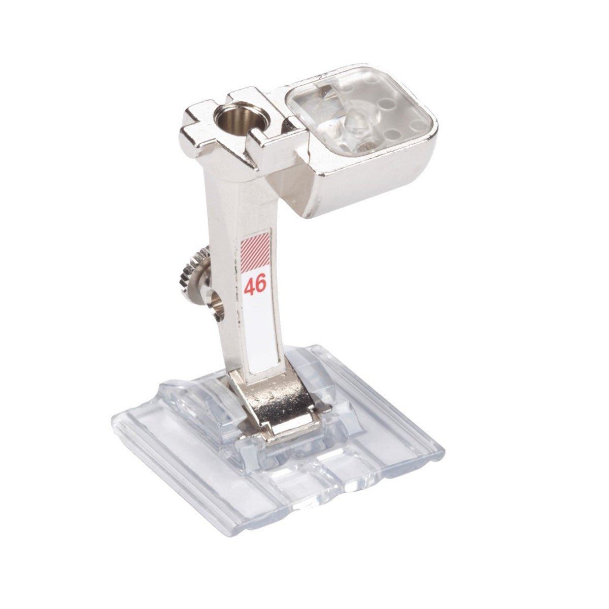 Pied décoratif pour nervures avec semelle transparente BERNINA #46C