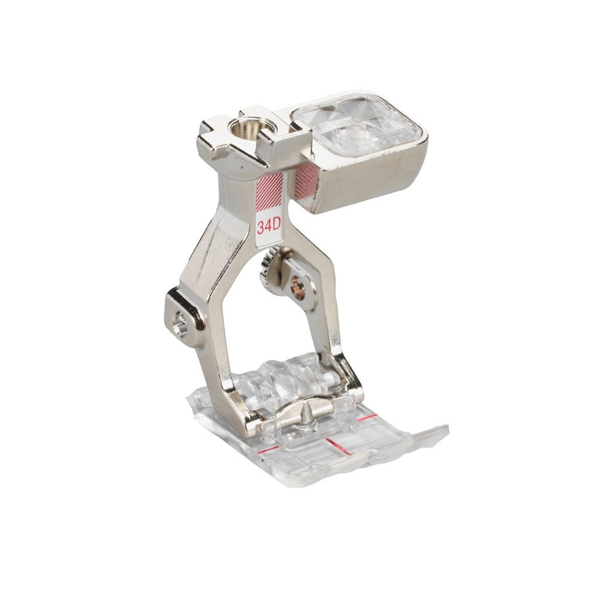 Pied pour points en marche arrière avec semelle transparente BERNINA #34D