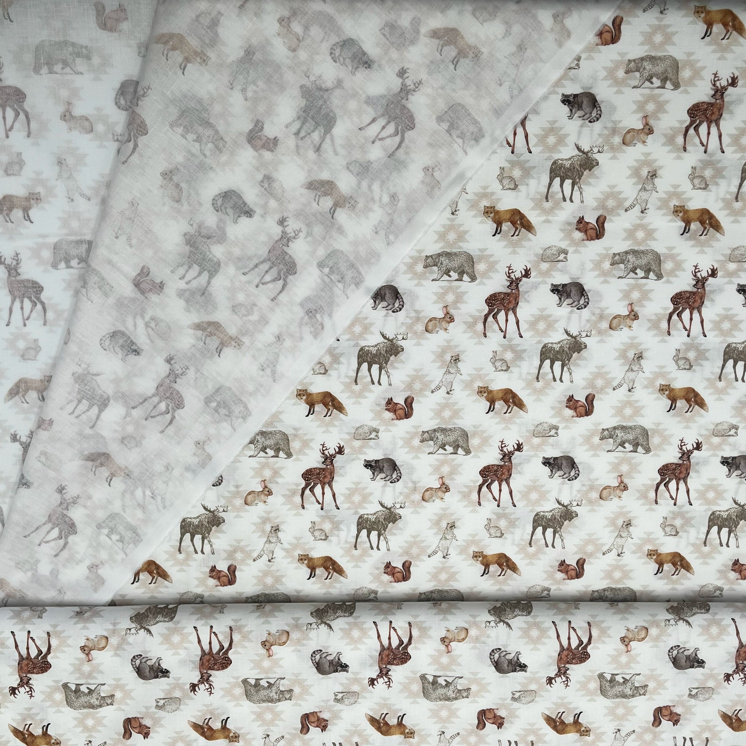 popeline animaux de la foret
