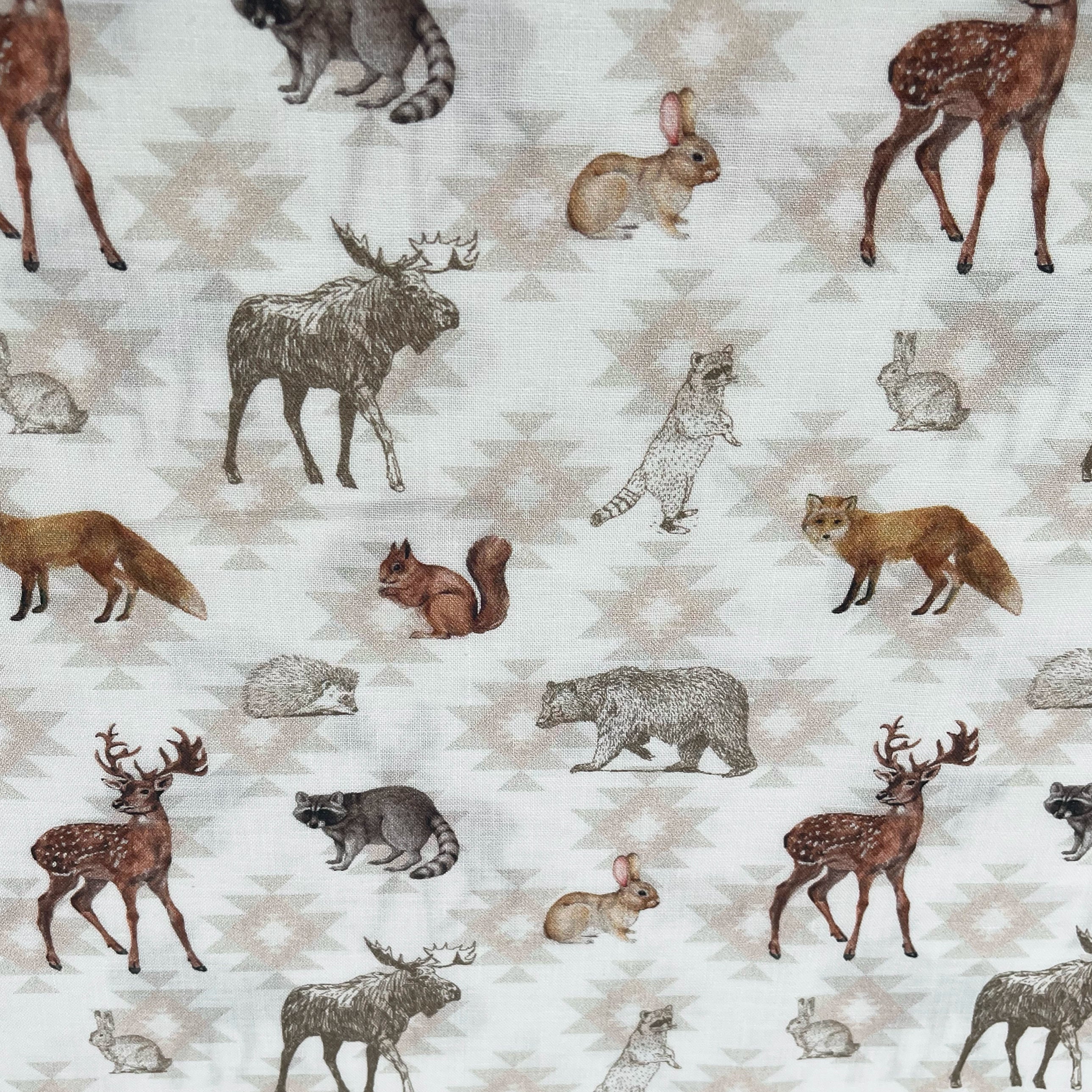 popeline animaux de la foret