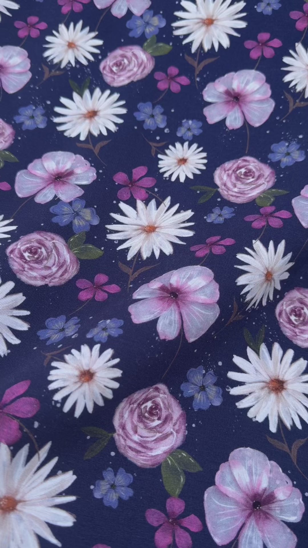 Tissu Jersey French Terry violette