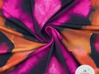 Tissu Jersey marbré rose et terre — vidéo