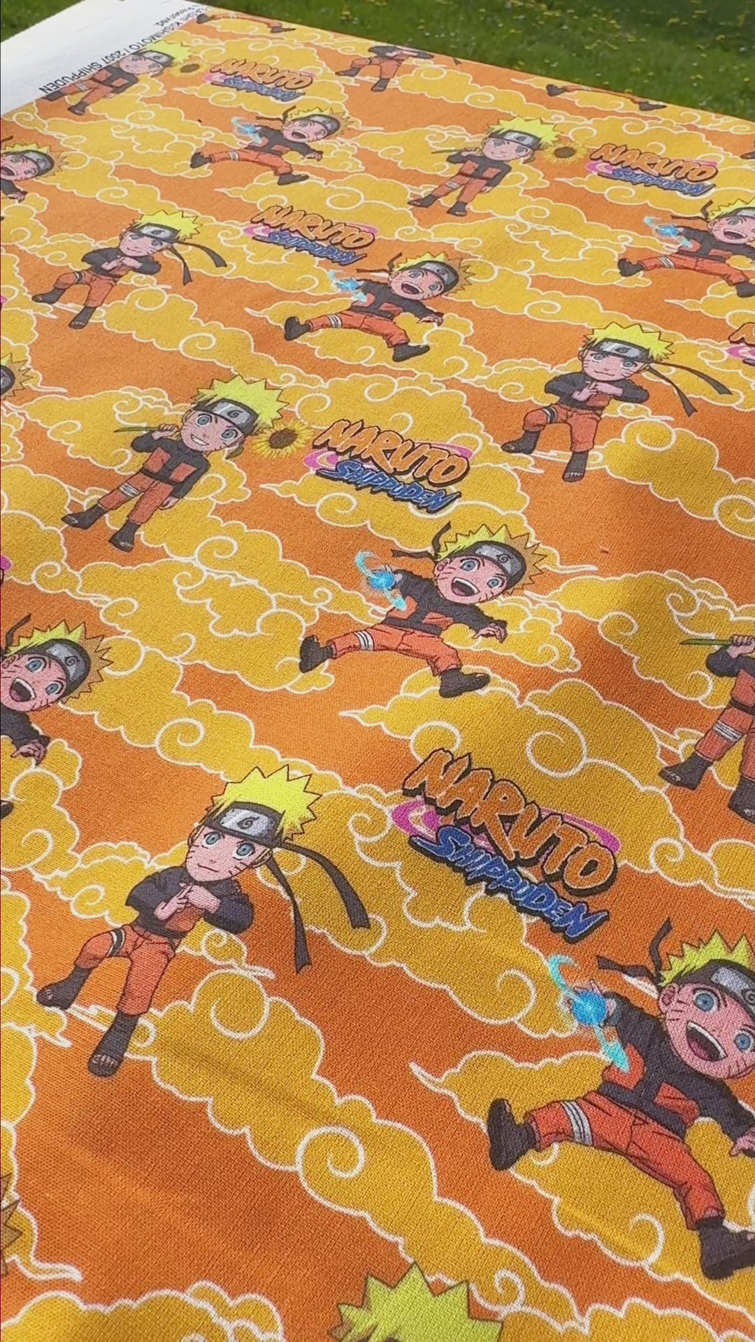Tissu Popeline de coton - Naruto Shippuden