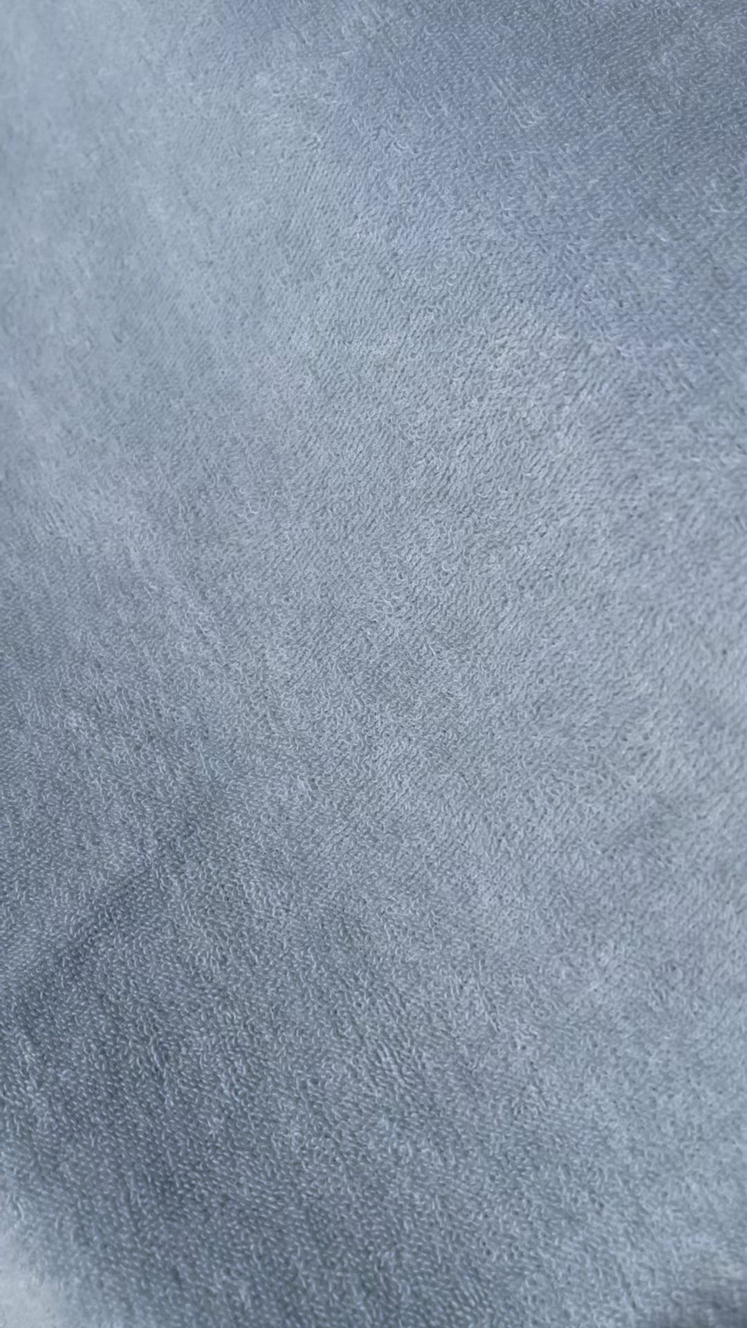 Tissu French Terry micro éponge bleu