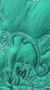 Tissu matelassé turquoise
