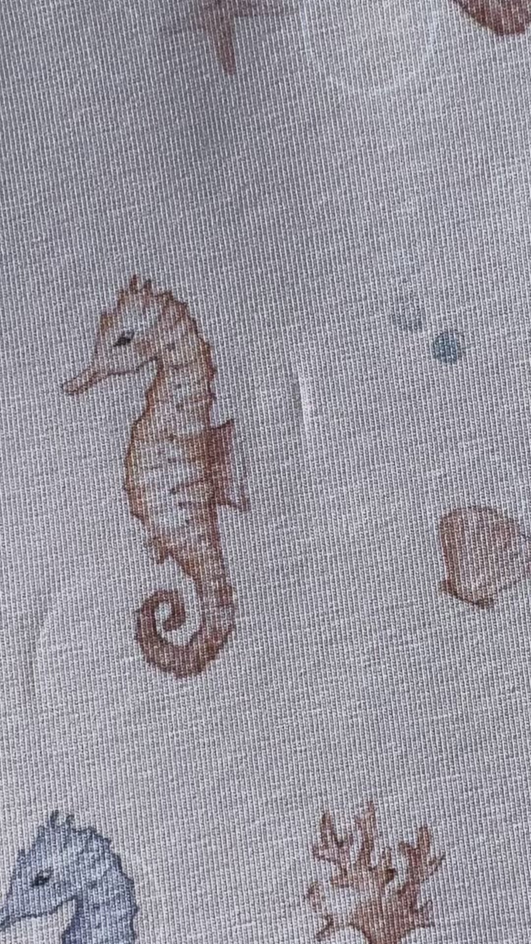 Tissu Jersey de coton Hippocampe