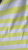 Tissu French Terry micro éponge ligné jaune