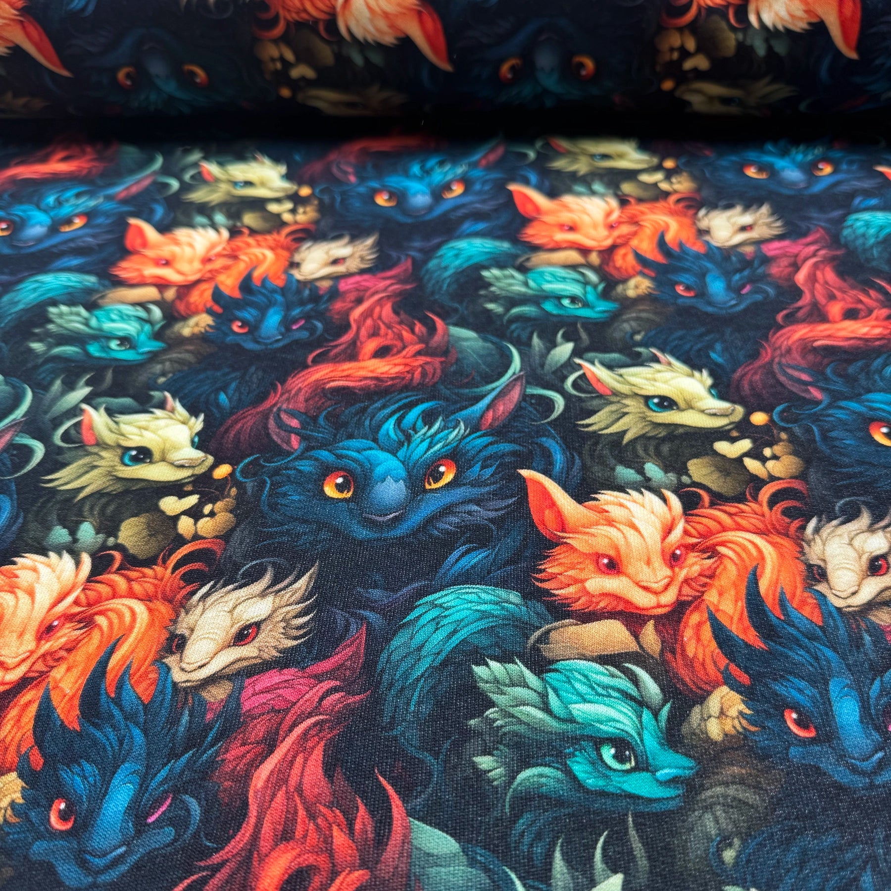 Tissu Sweat Dragon