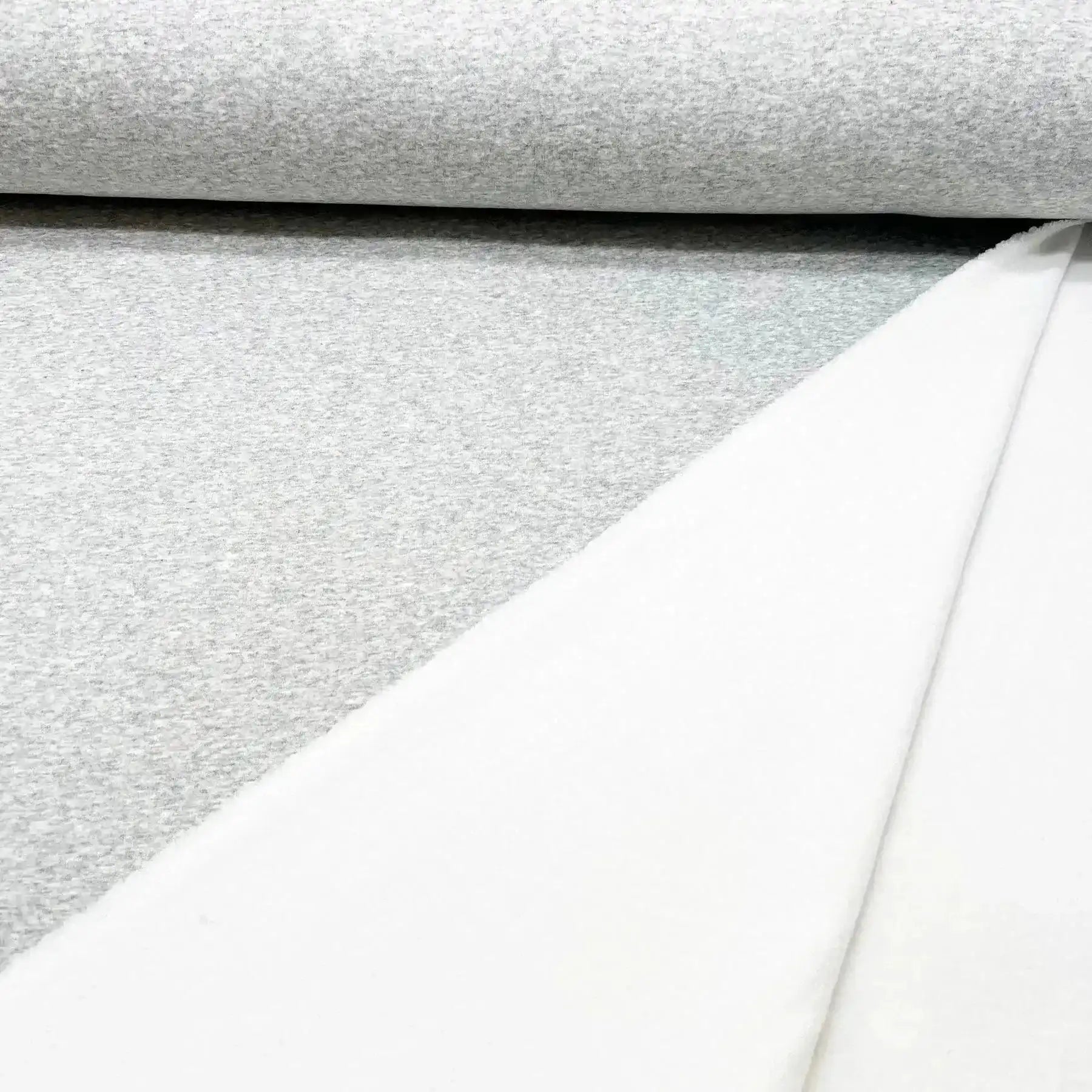 Tissu Sweat polaire alpine  Gris