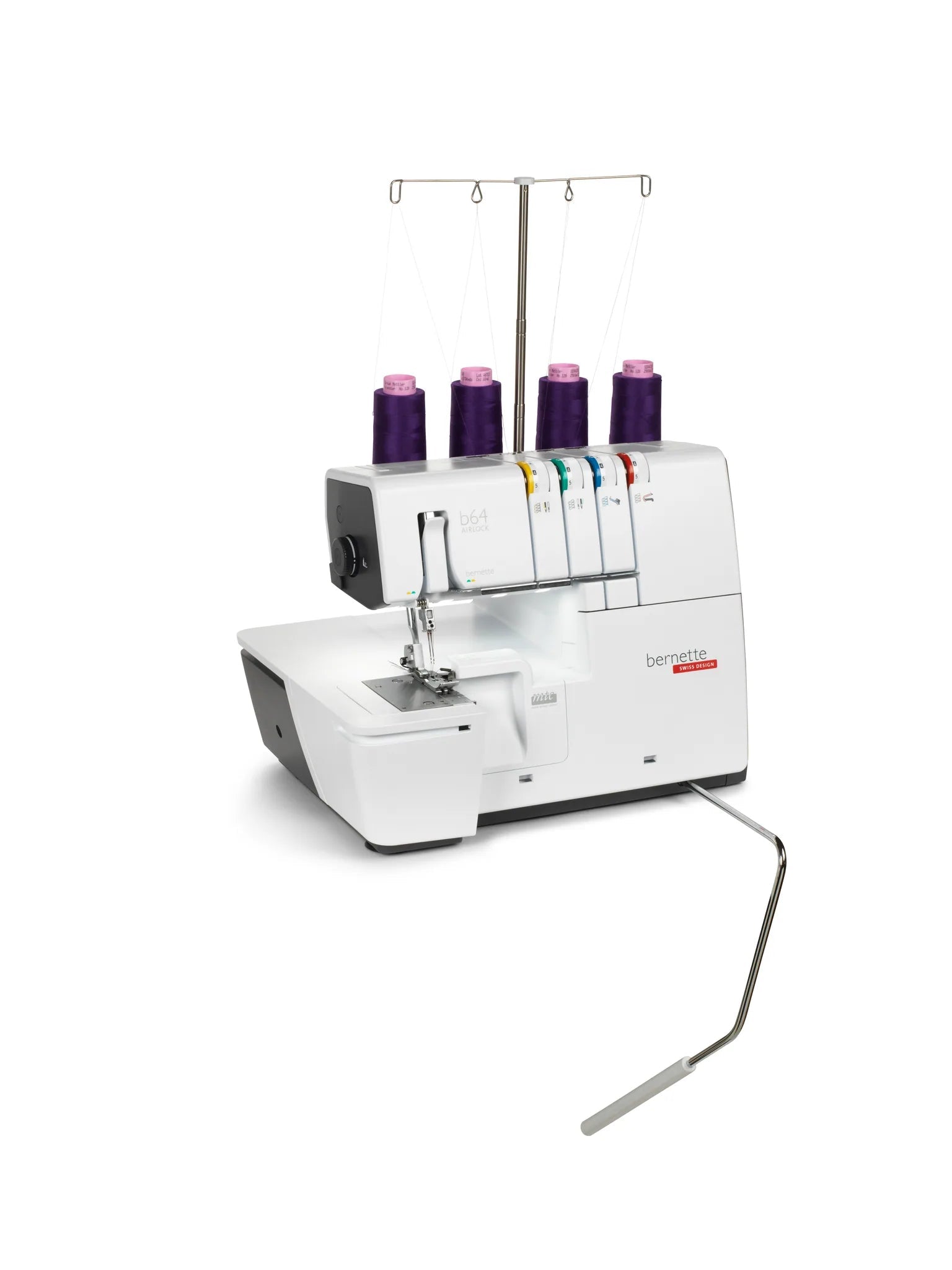 Surjeteuse bernette 64 AIRLOCK — vue trois quarts