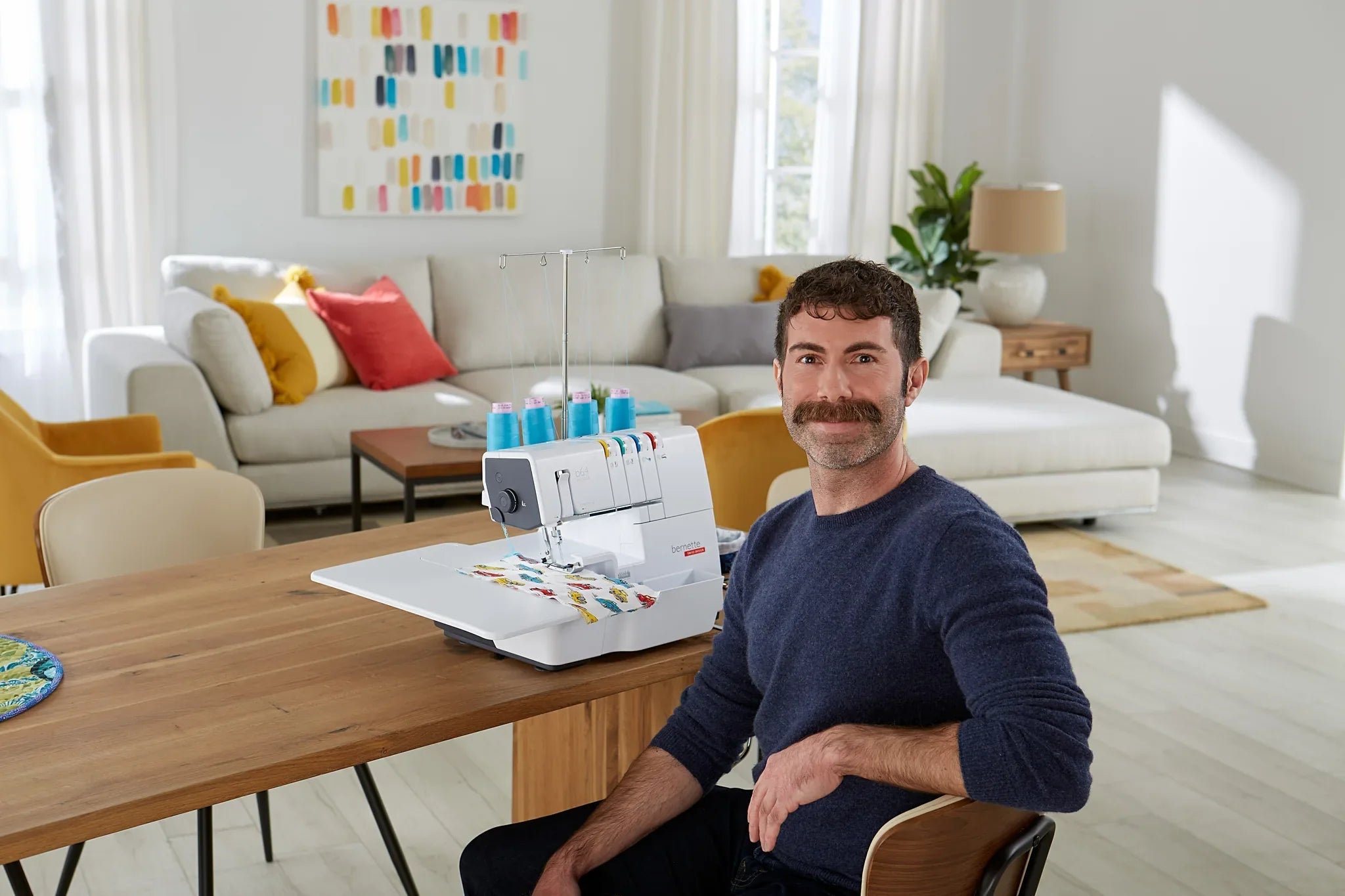 Surjeteuse bernette 64 AIRLOCK — en situation