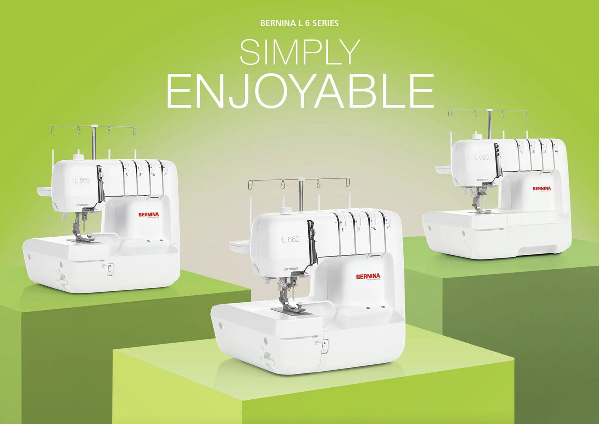 Surjeteuse BERNINA L 650 — visuel de campagne