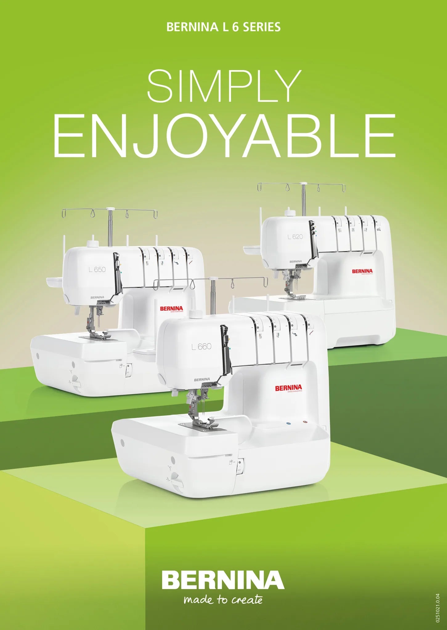 Surjeteuse BERNINA L 660 — visuel de campagne