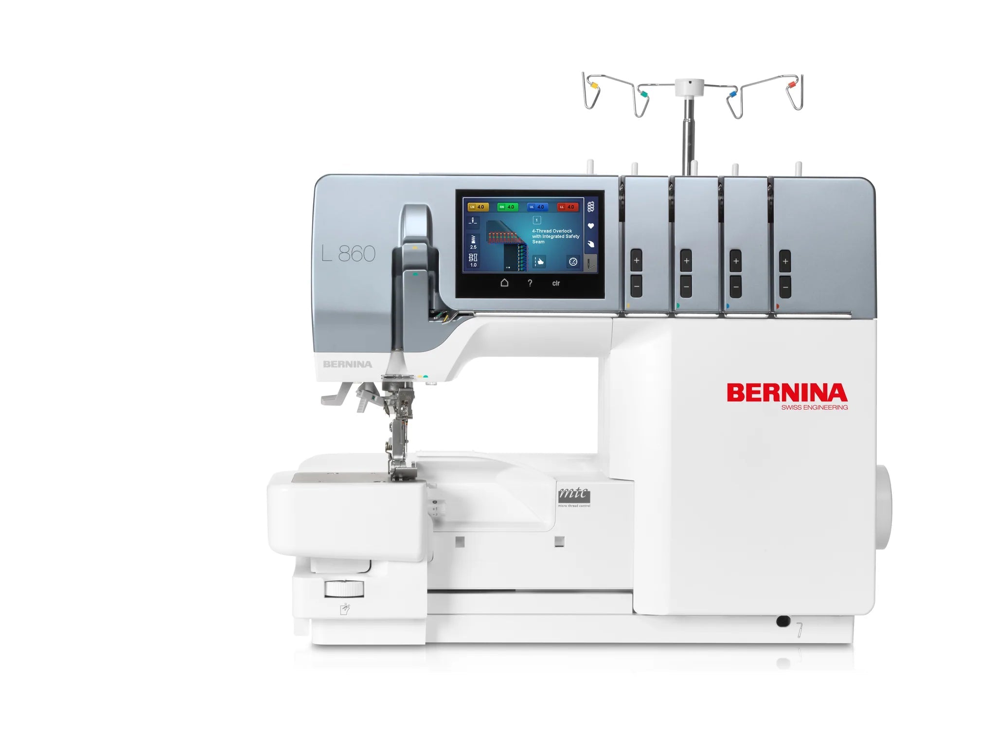 Surjeteuse BERNINA L 860 — vue de face