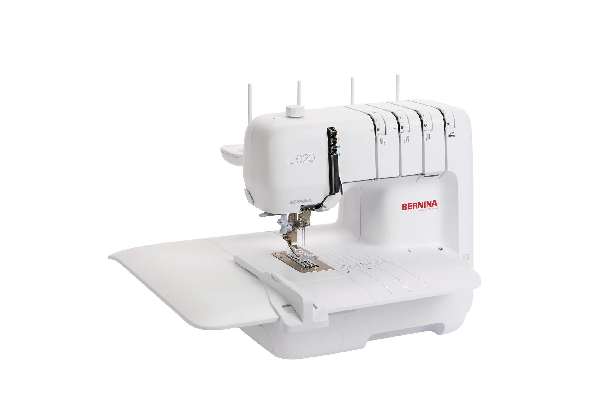 Surjeteuse-recouvreuse BERNINA L 620 — avec table rallonge, guide-couture