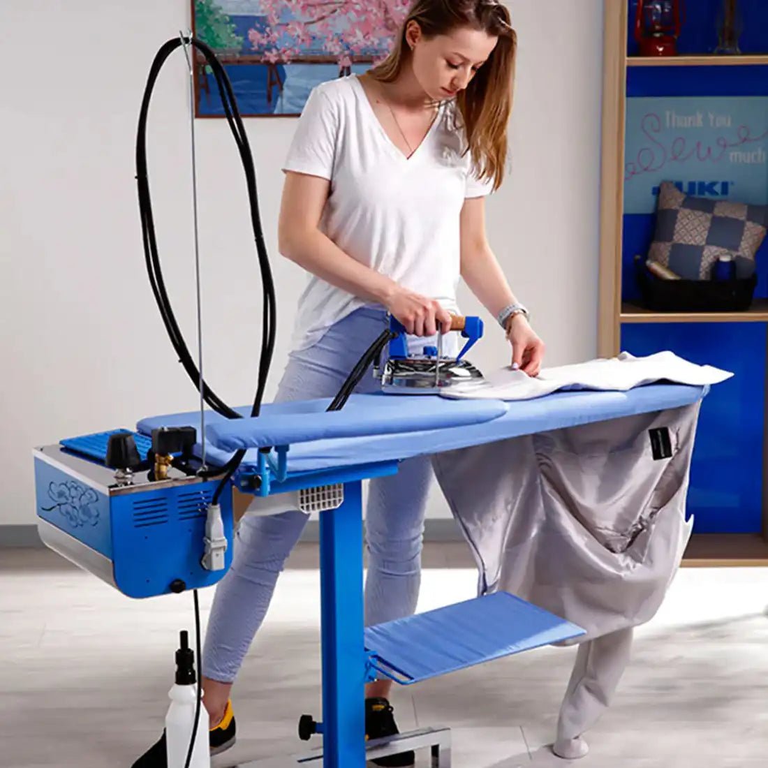 【Hinoki Iron Table 】No.1222 Professional Ironing Table Sakura JEUX (JUKI)