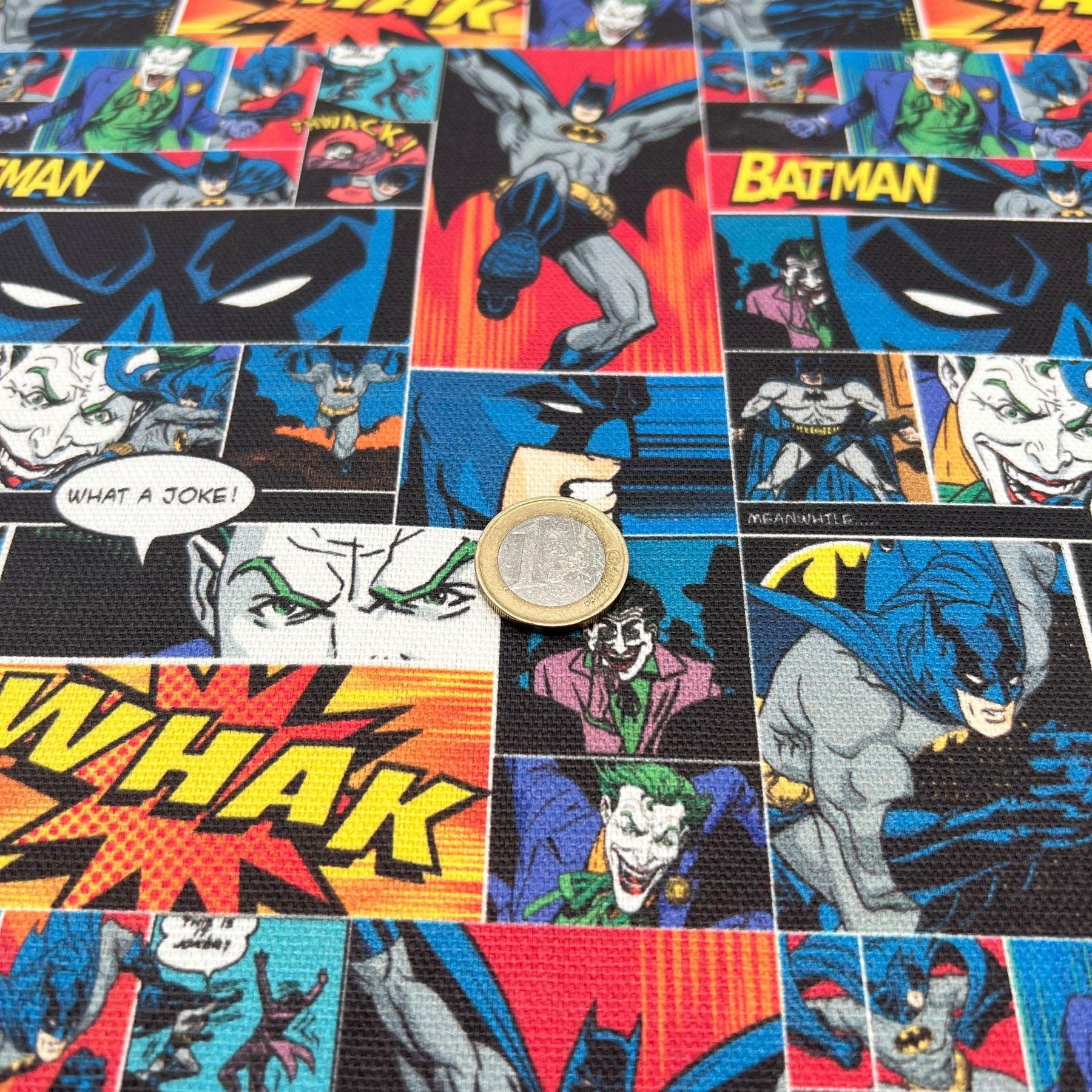 Tissu canvas coton Batman