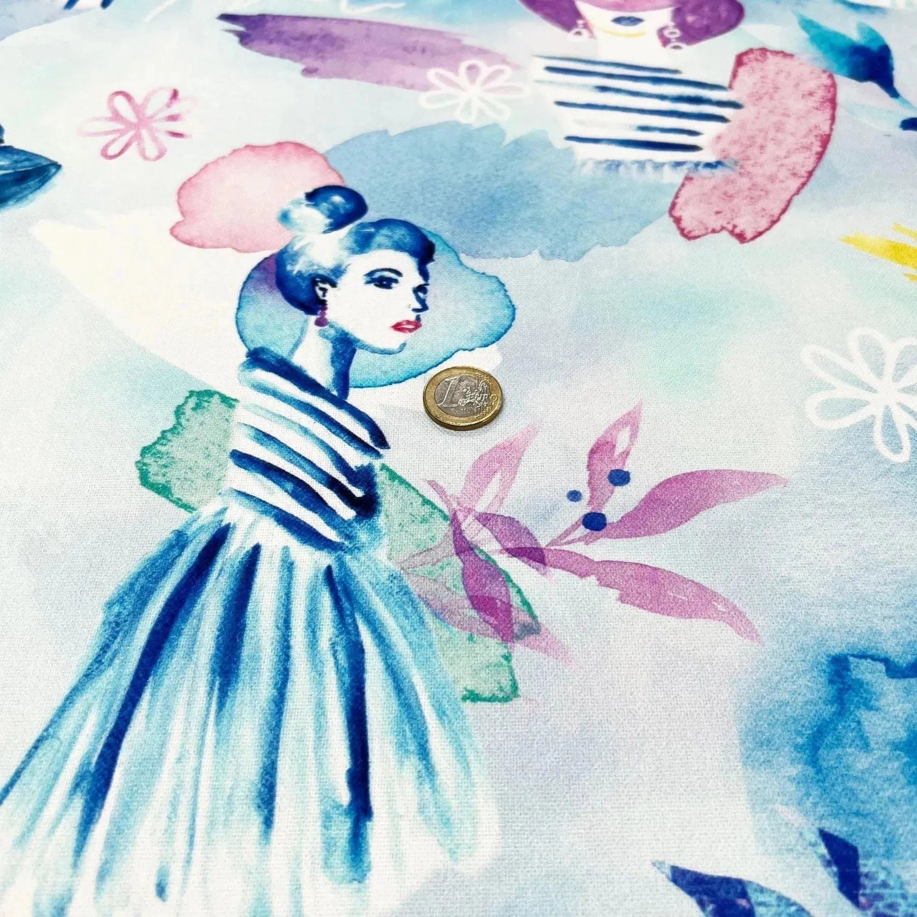 Tissu canvas coton mode