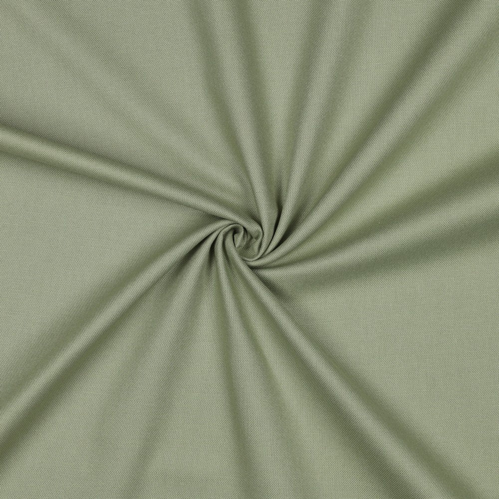 Tissu Canvas Coton vert sauge