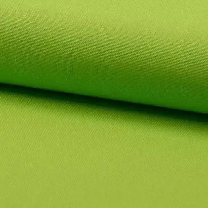 Tissu Canvas Vert Citron