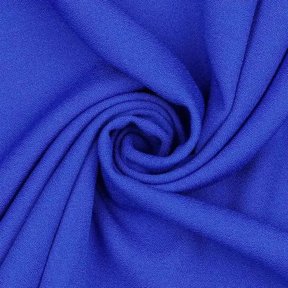 Tissu crêpe Bleu roi