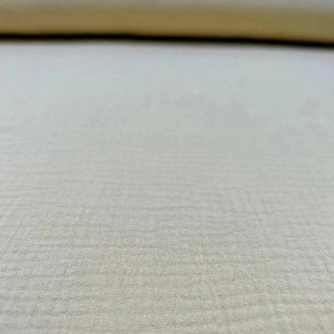 Tissu double gaze bio sable