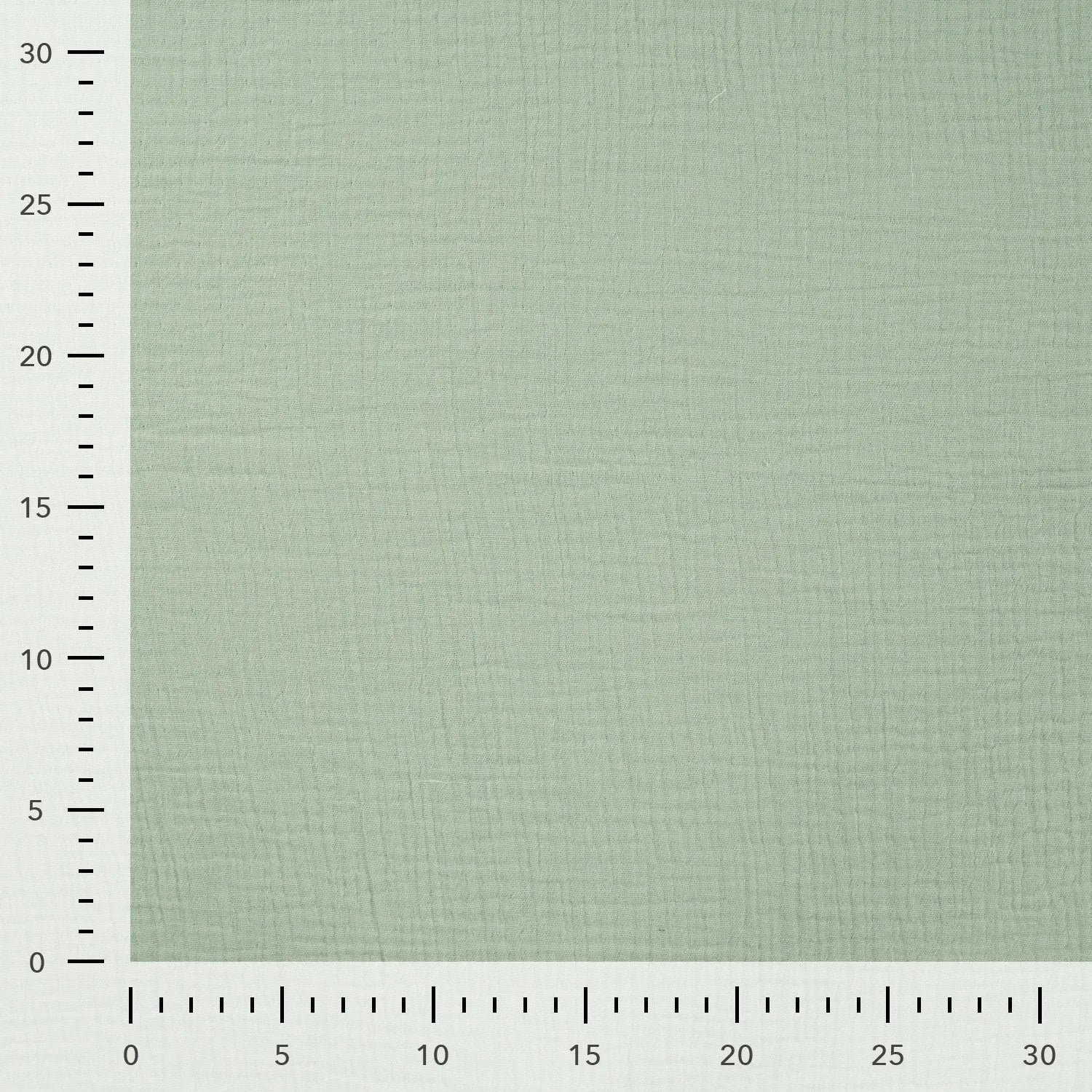 Tissu Double Gaze de coton émeraude pastel