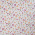 Tissu double gaze pâquerettes pastel