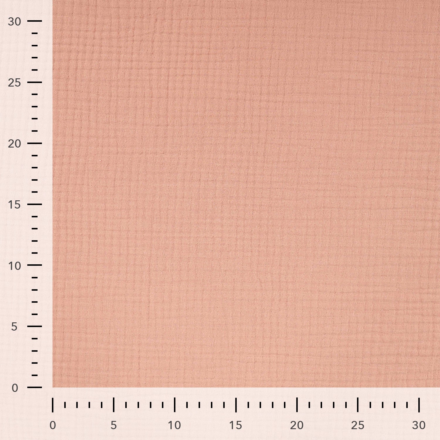Tissu Double gaze saumon