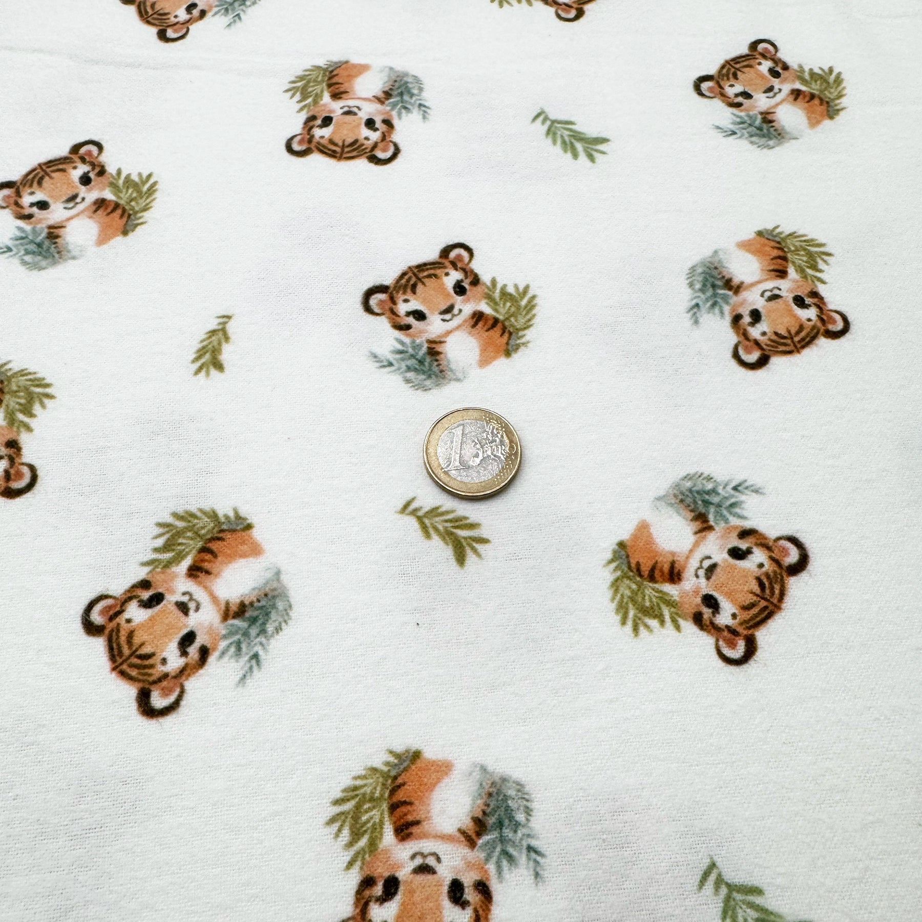 Tissu Flanelle Tigre