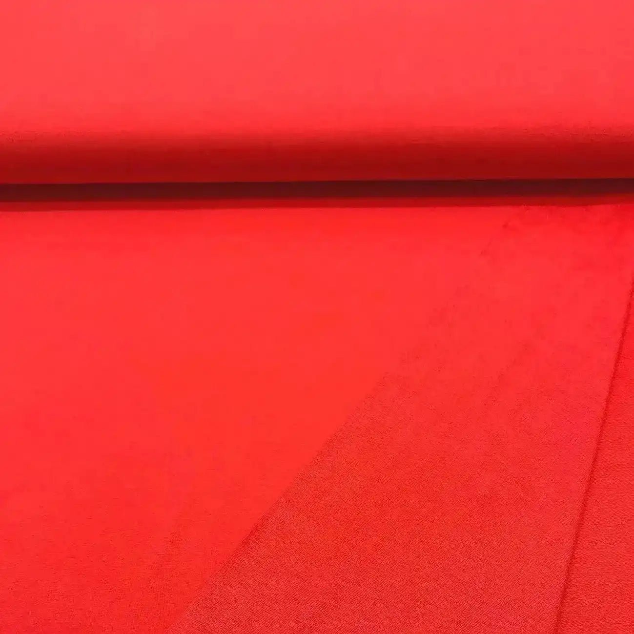 Tissu French bio Terry Rouge