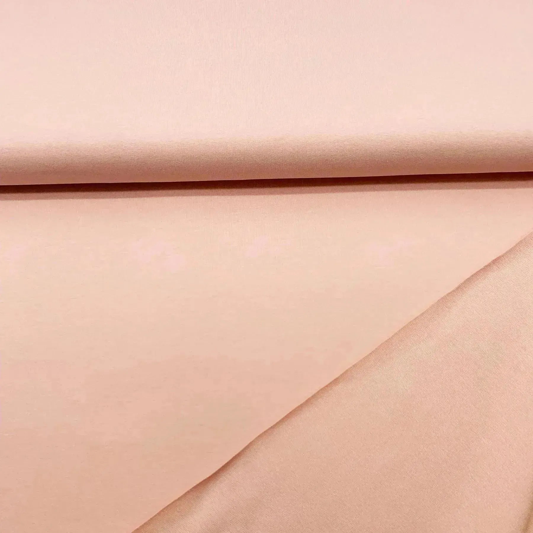 Tissu French Terry bio rose claire