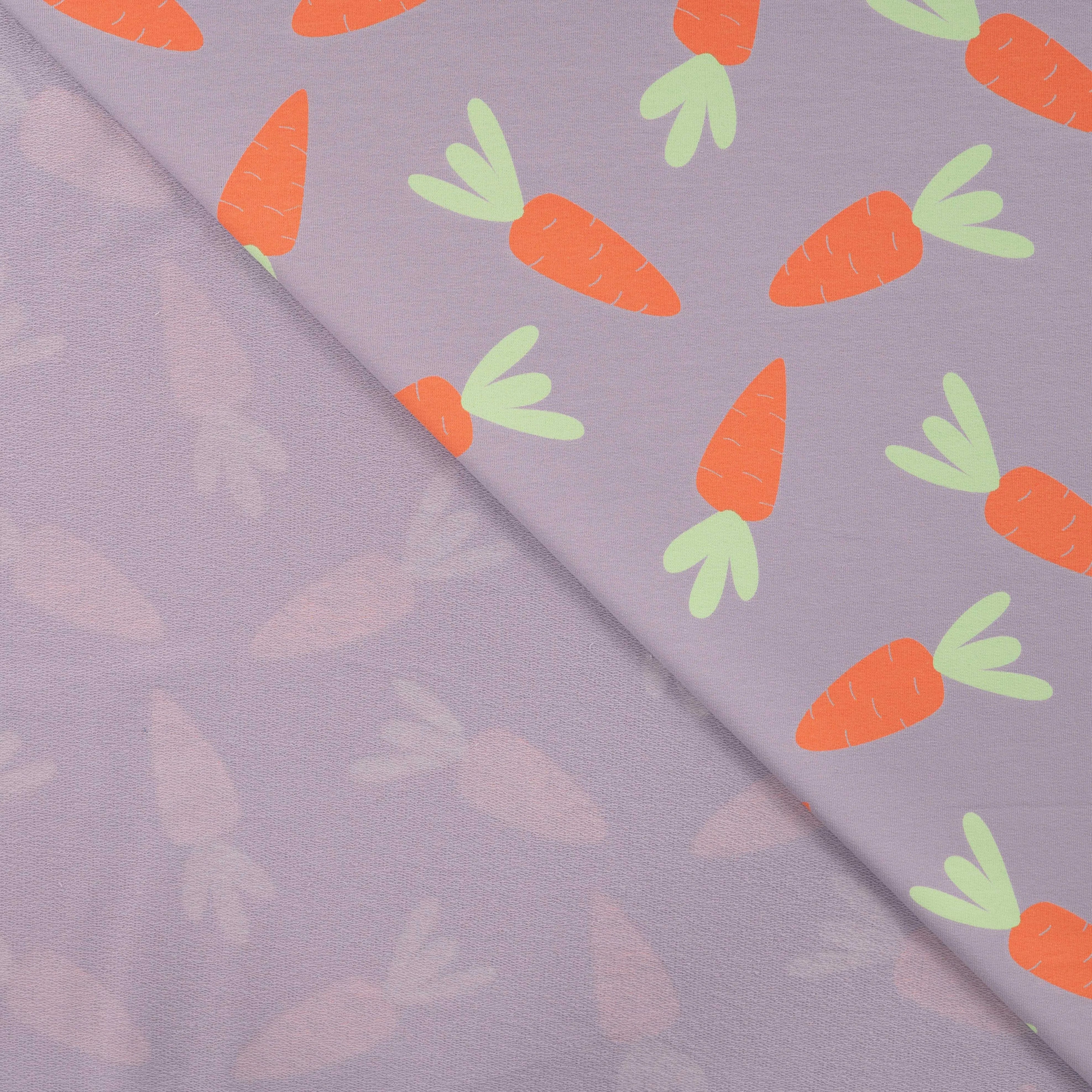 Tissu French Terry Carotte