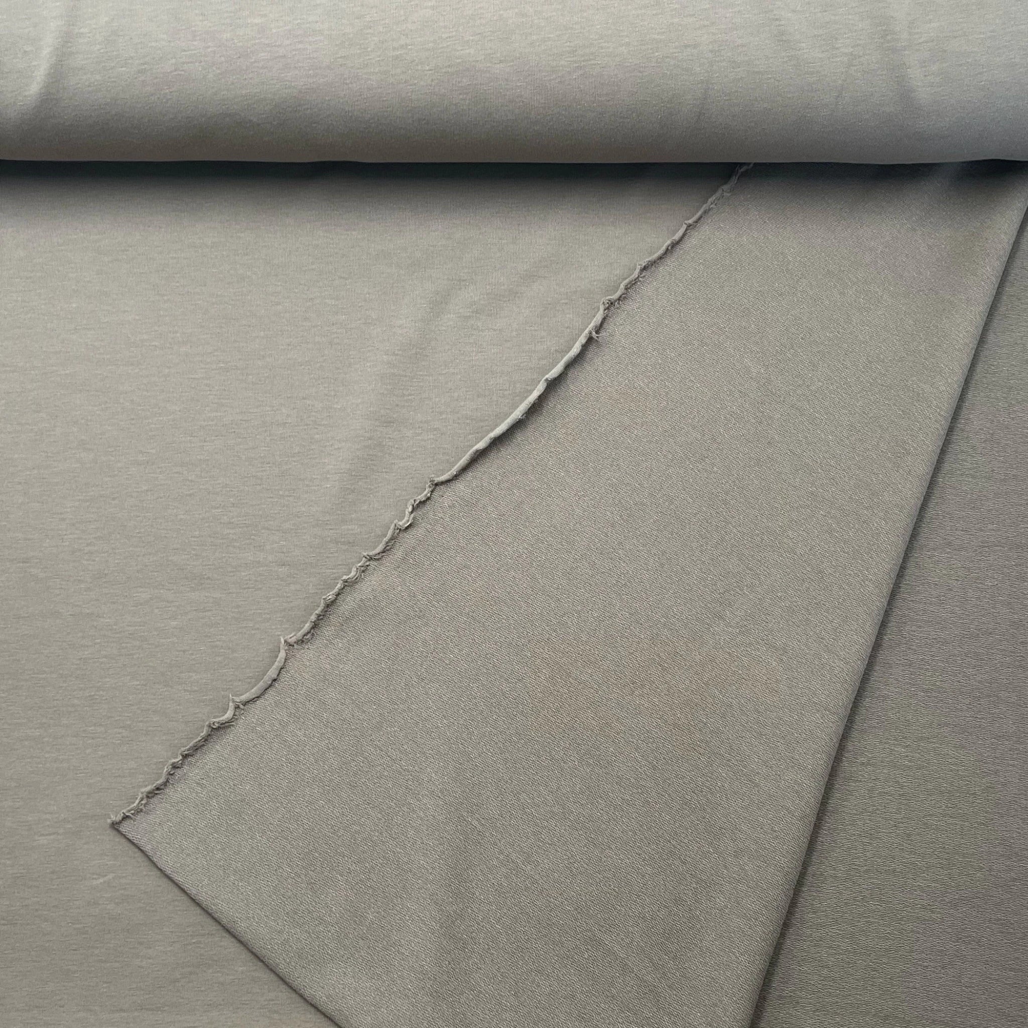 Tissu French Terry Kaki moyen