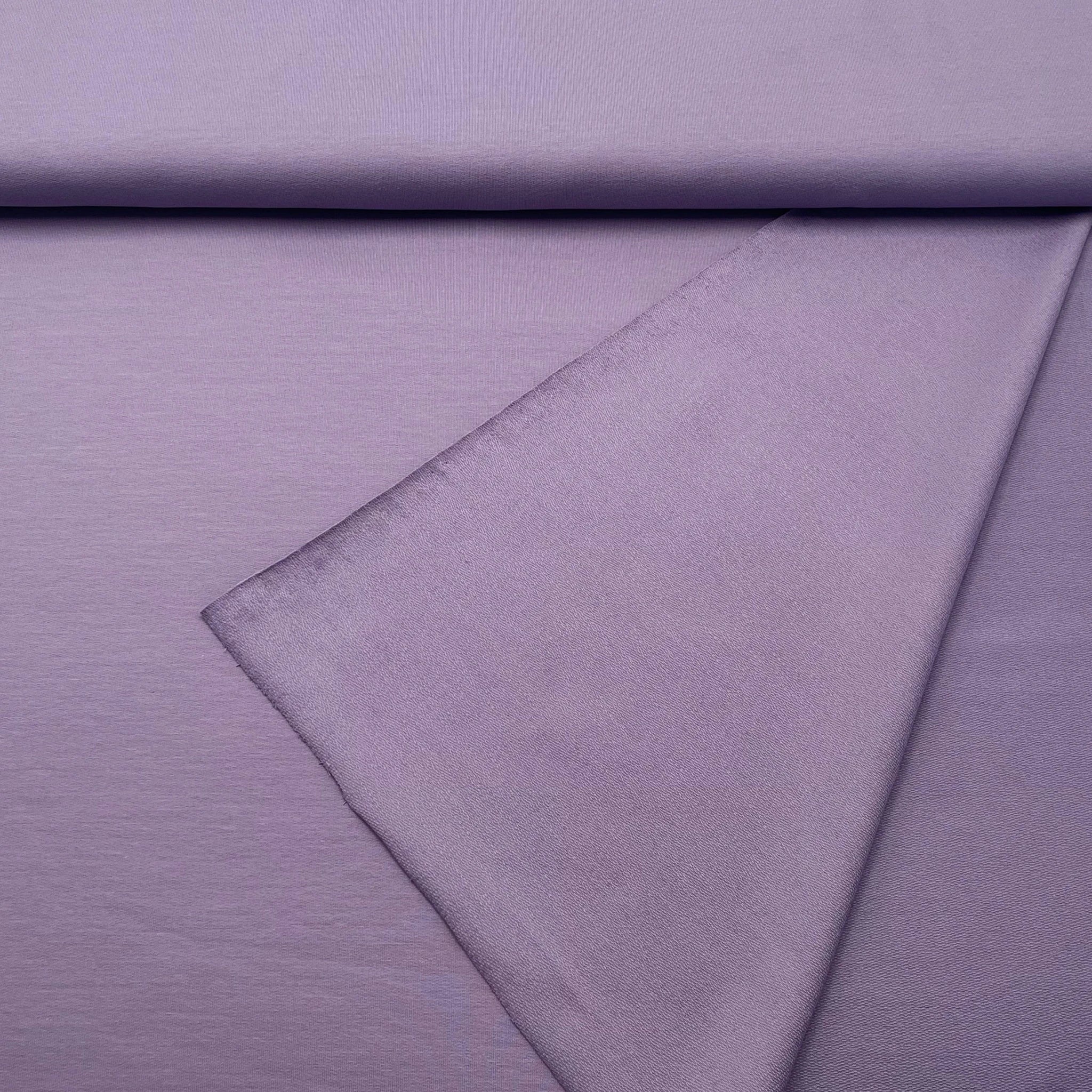 Tissu French Terry Lilas