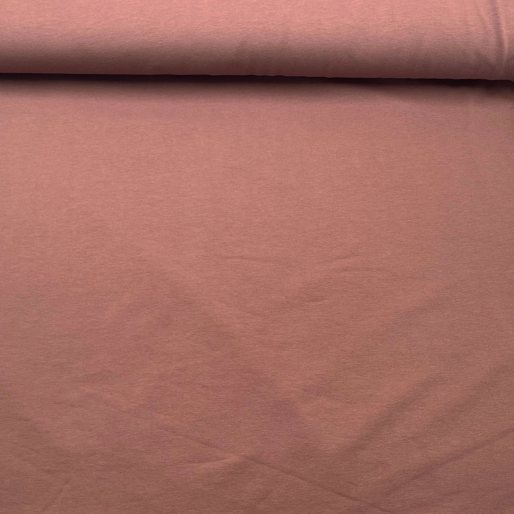 Tissu French Terry Marron