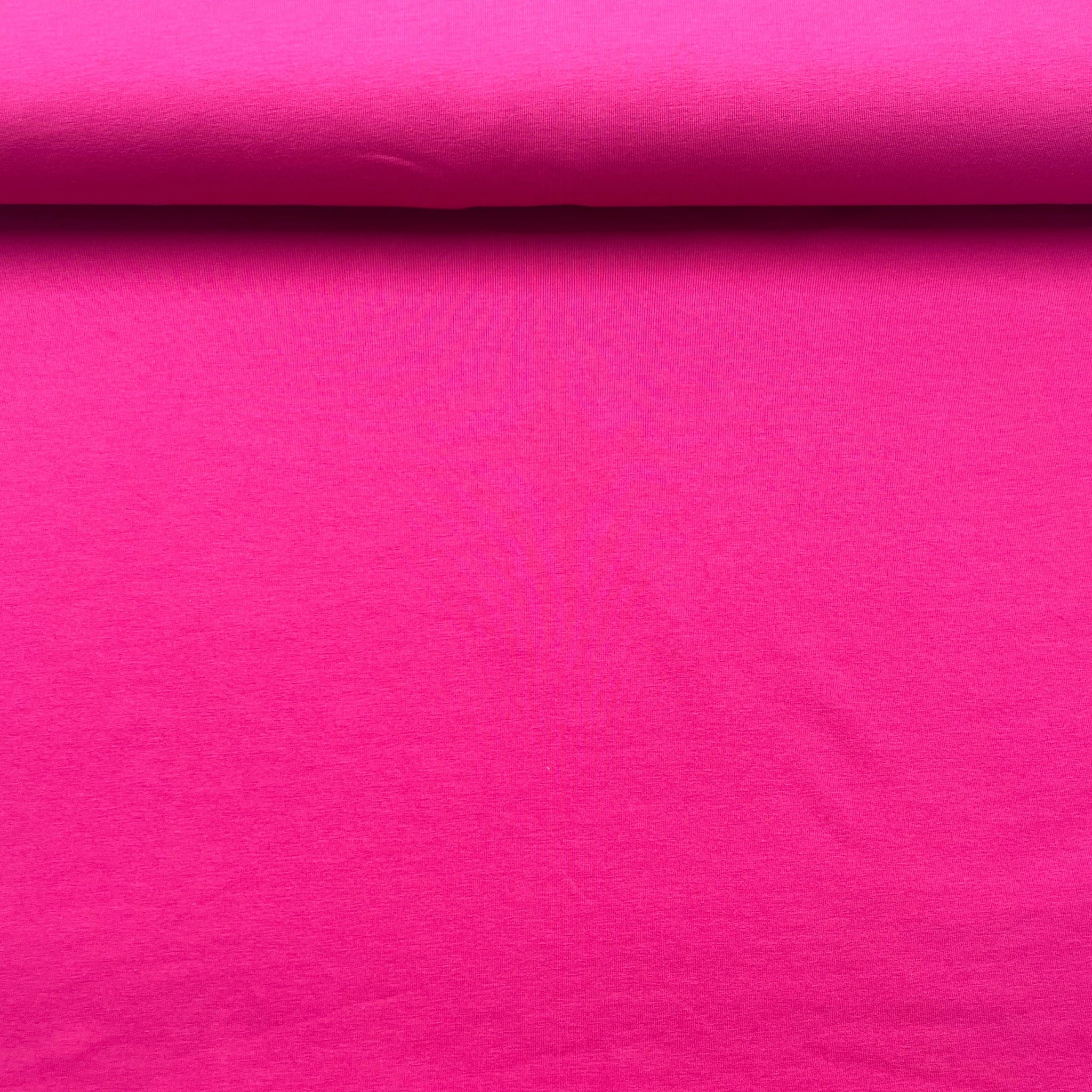 Tissu French Terry Rose