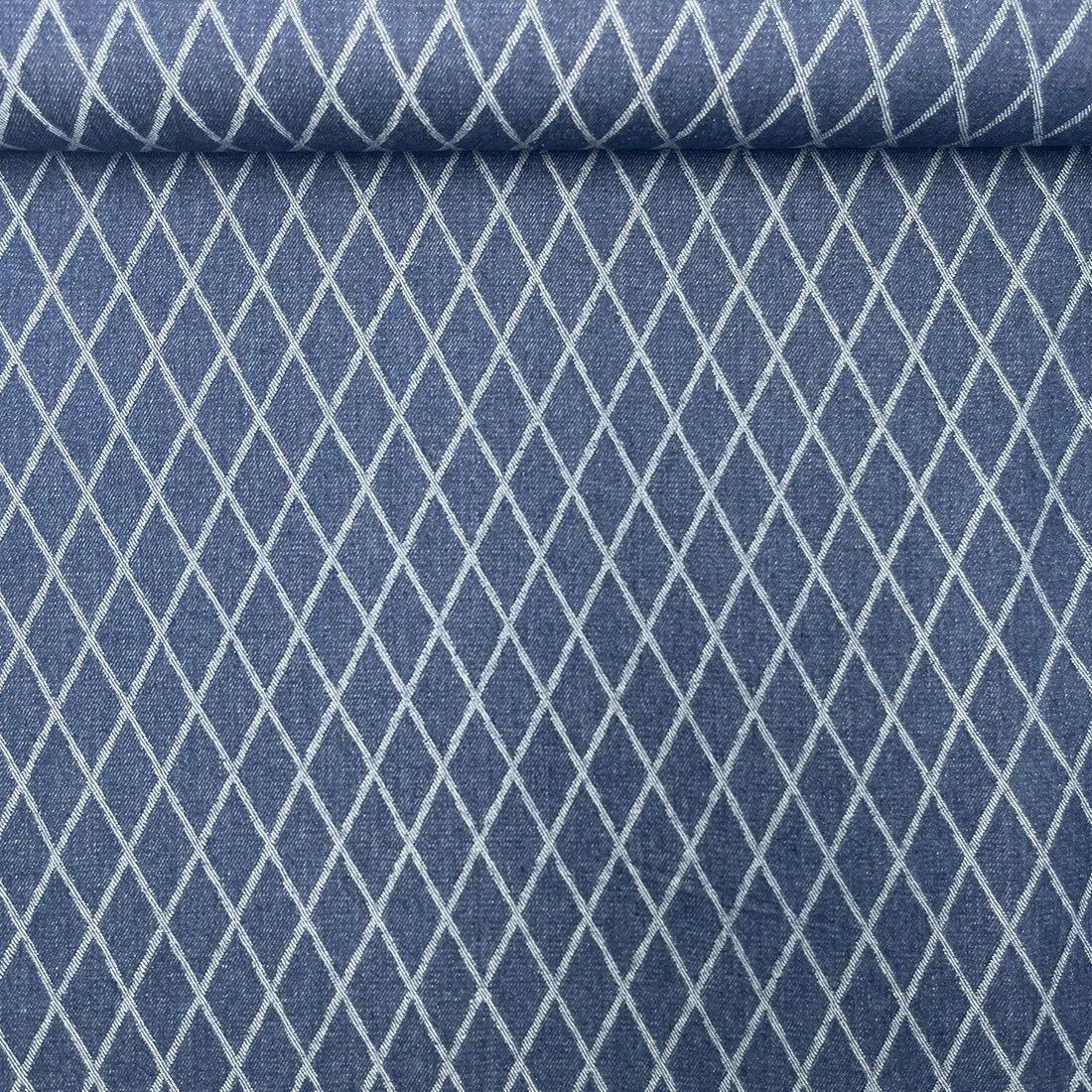 Tissu denim graphique pour créations tendance