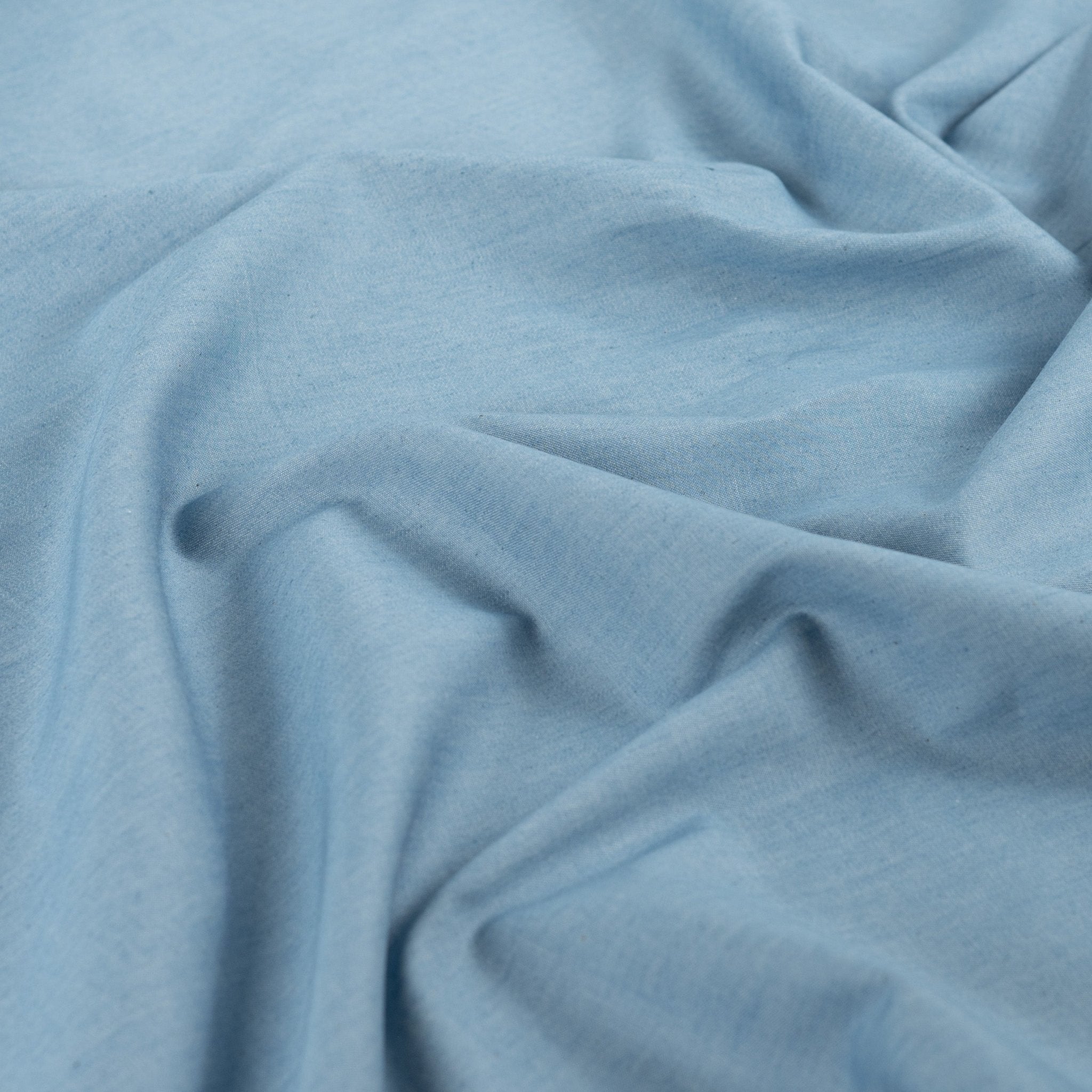 Tissu Jean Fin Bleu Très Clair